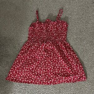 Wild Fable Red Floral Mini Dress